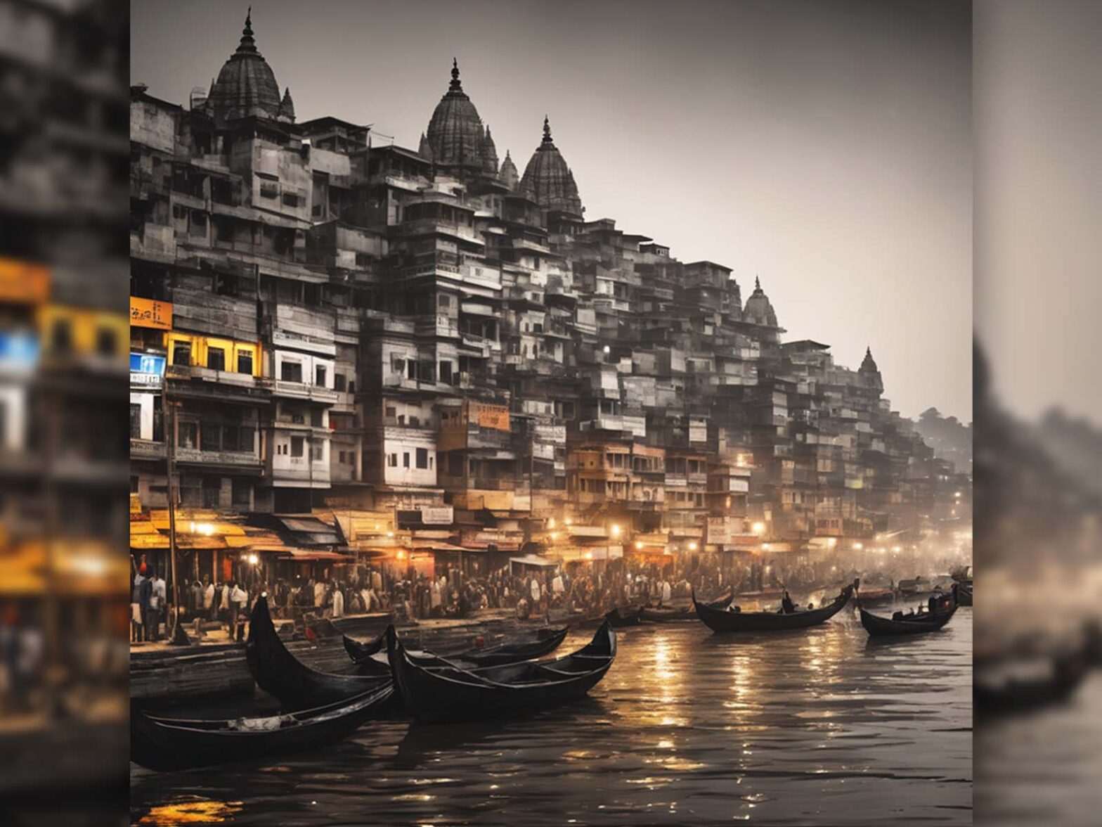 Varanasi ghat Dev Diwali