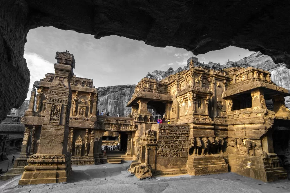 Ellora Caves main